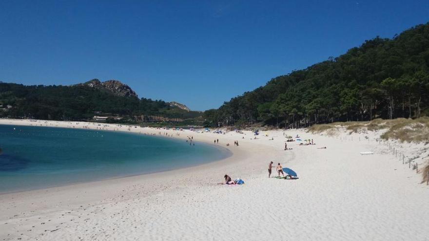 Playa de Rodas en las Islas Cíes. / /O. M.