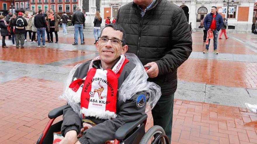 Alfredo Tejedor, padre e hijo, el pasado domingo en Valladolid.