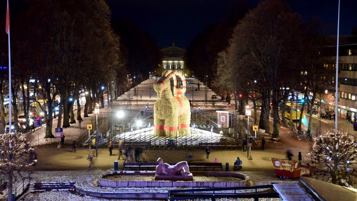 El Gävlebocken sueco: un símbolo navideño convertido en fenómeno global