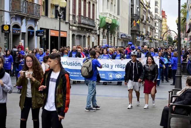 Marcha azul para celebrar el Dia Mundial de ...