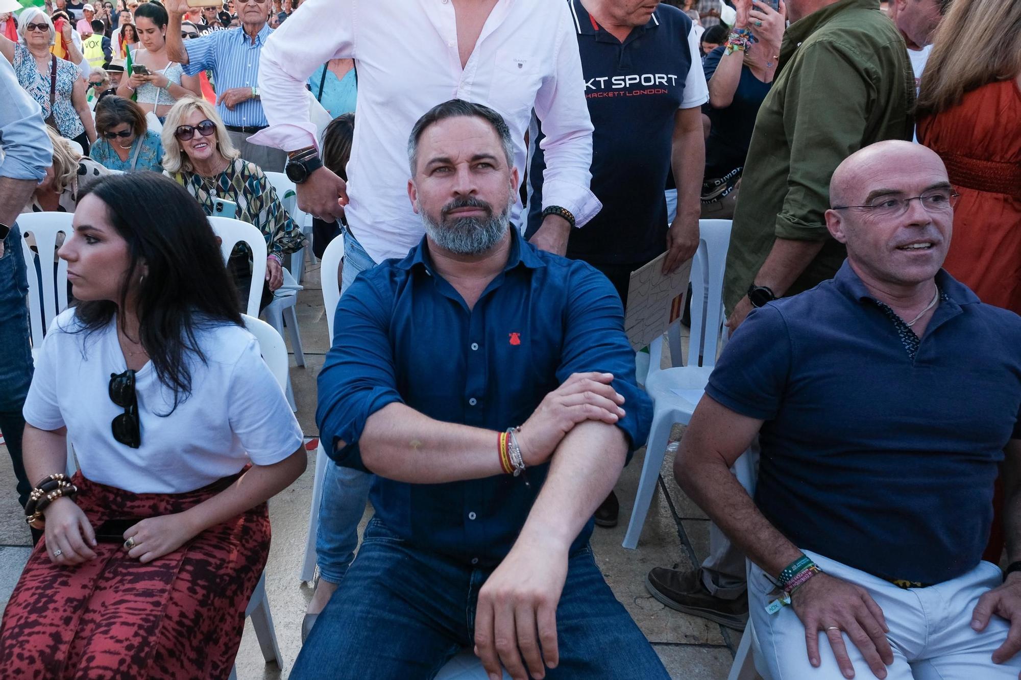 El mitin de Abascal y Buxadé (Vox) en Málaga