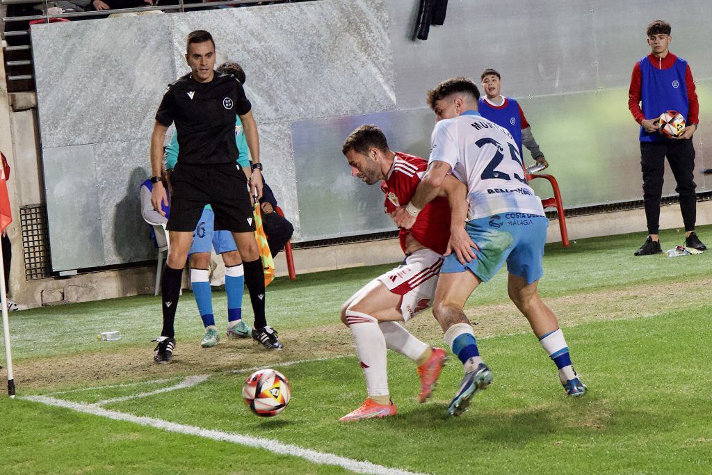 Así ha sido el partido entre el Málaga y el Real Murcia en imágenes