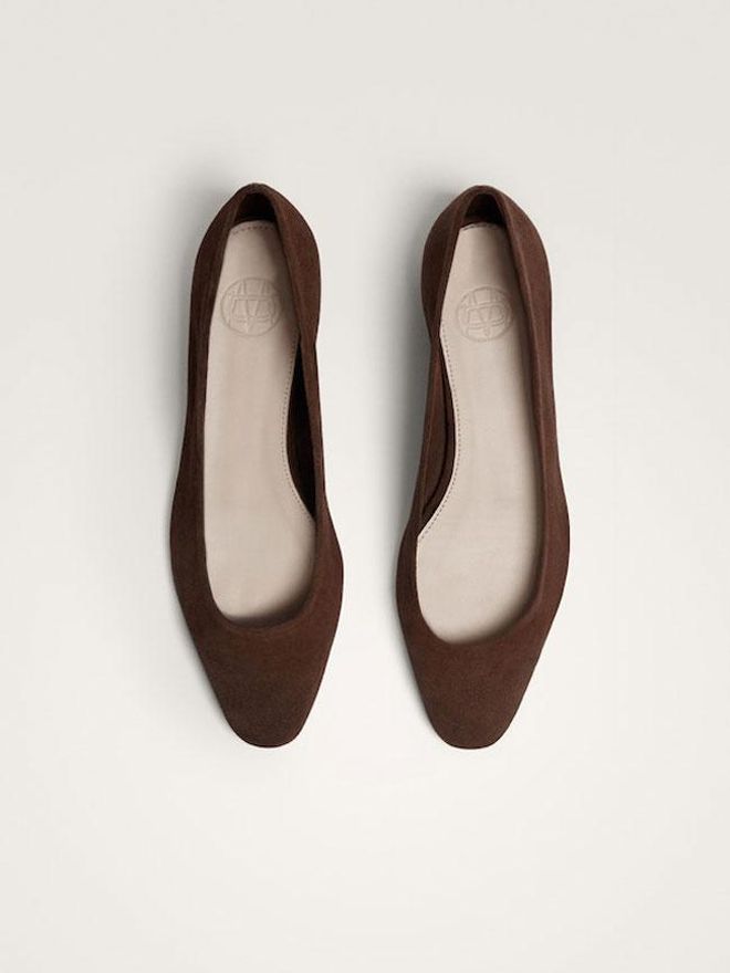 Bailarinas de piel, 39,95 euros