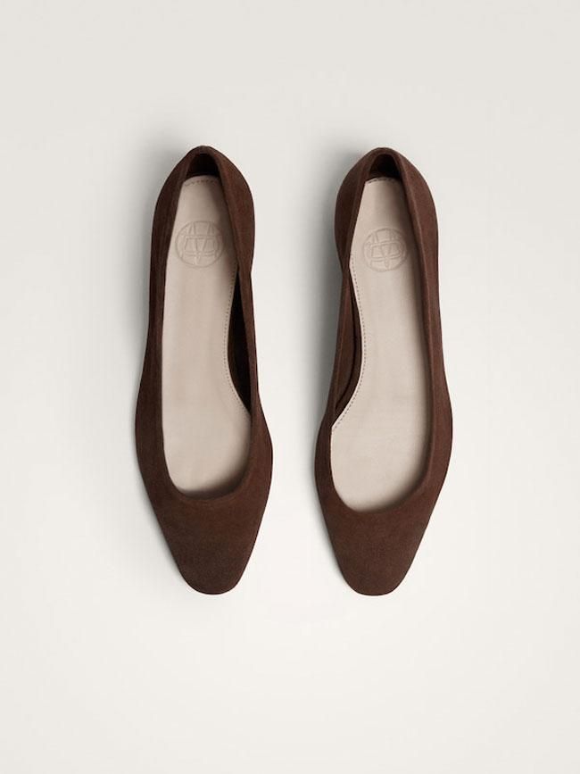 Bailarinas de piel, 39,95 euros