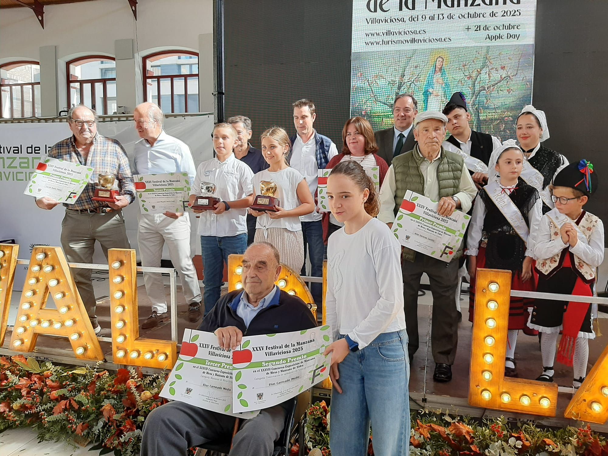 Los premios del Festival de la Manzana de Villaviciosa, en imágenes