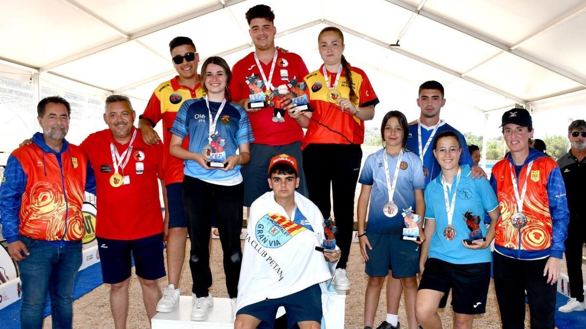 Éxit català al campionat de petanca