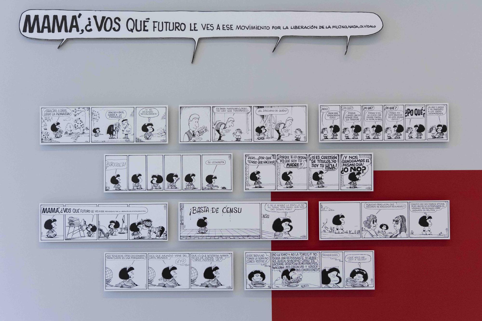 Quino y Mafalda toman València