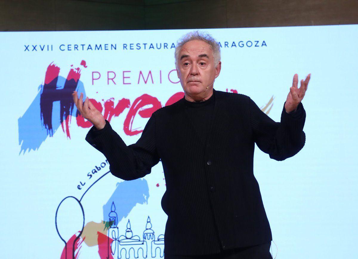 Ferrán Adrià en la entrega de los Premios Horeca 2026.