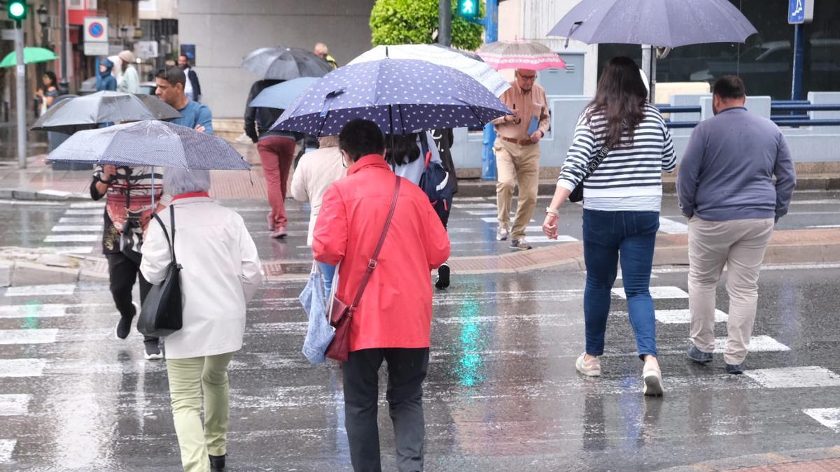 Las lluvias no abandonan la provincia de Alicante.