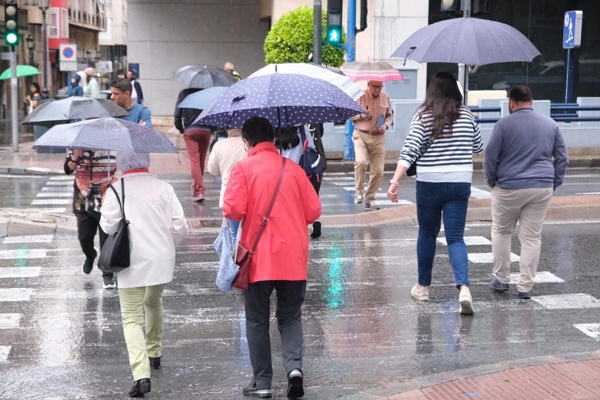 Las lluvias no abandonan la provincia de Alicante.