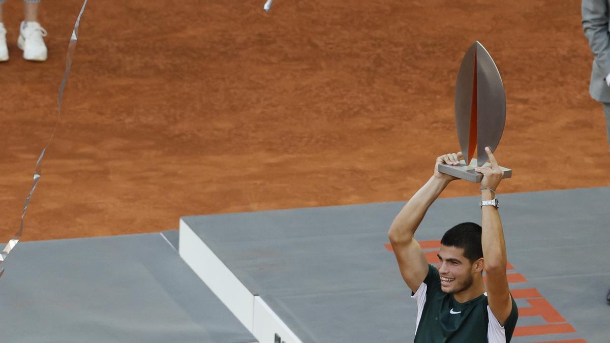 Final del Mutua Madrid Open: Carlos Alcaraz - Alexander Zverev, en imágenes