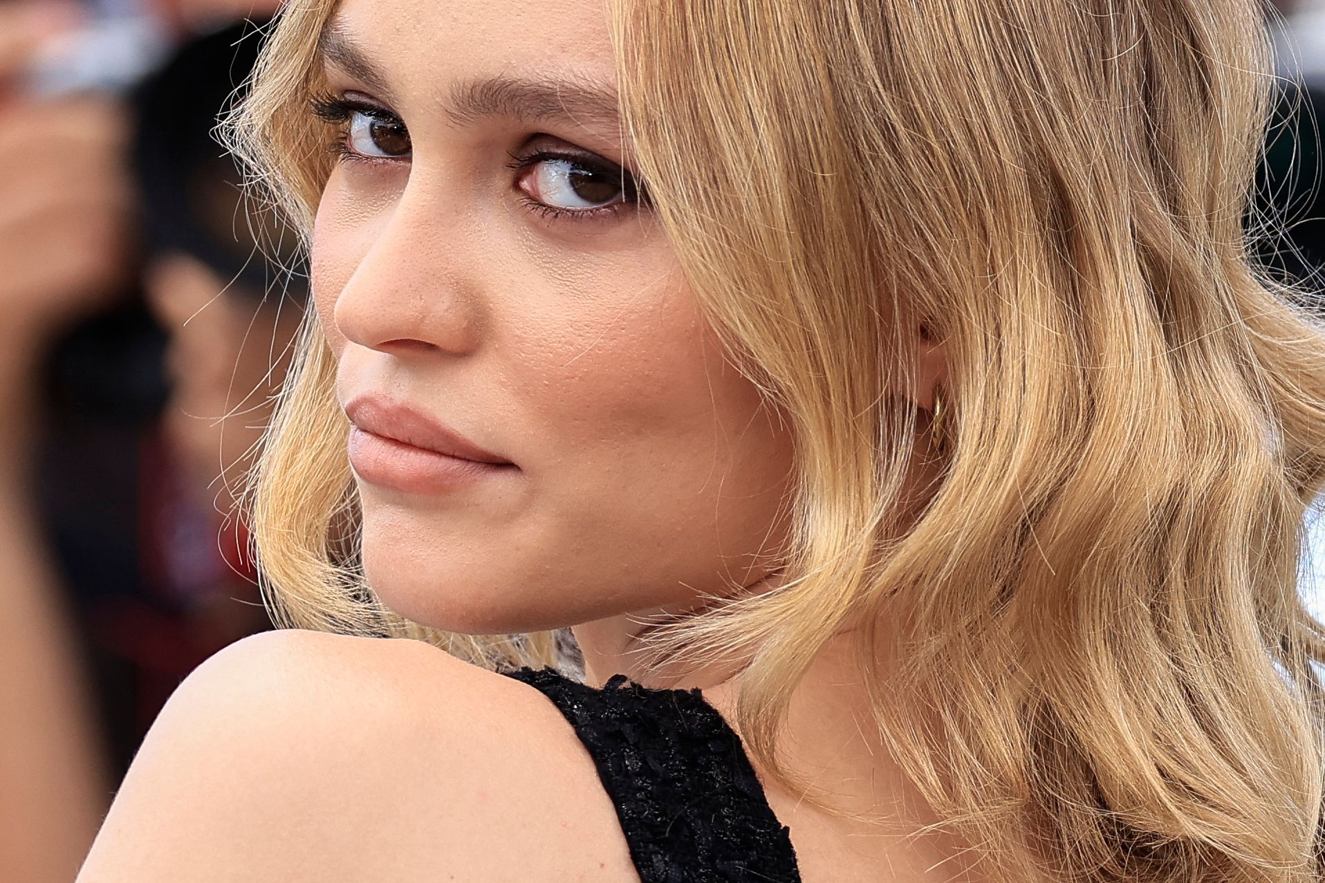 La actriz francesa Lily-Rose Depp ('The Idol'), en el Festival de Cannes