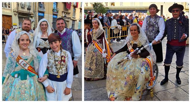 Las comisiones de falla en la Procesión de la Virgen (II)