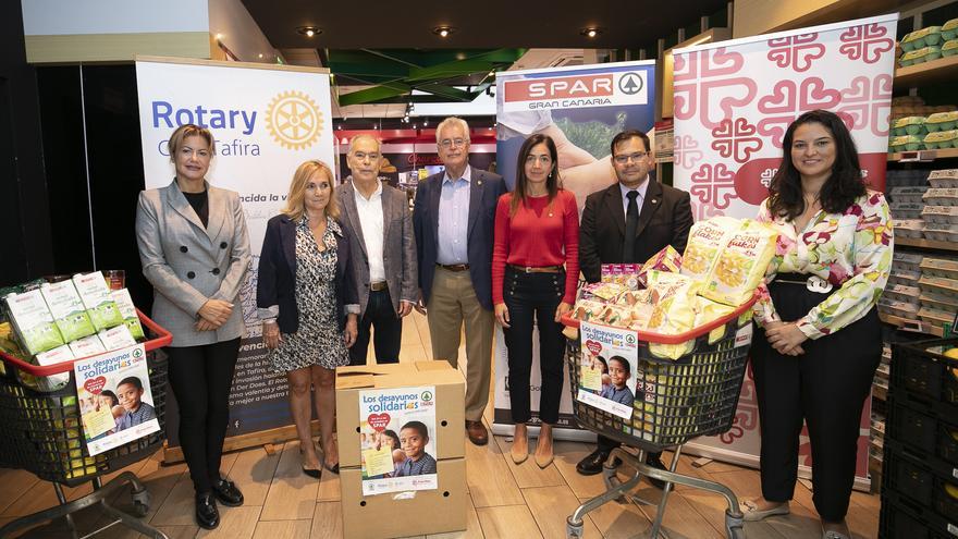 Spar Gran Canaria y Rotary Club vuelven a celebrar la campaña &#039;Desayunanos Solidarios&#039; a favor de Cáritas