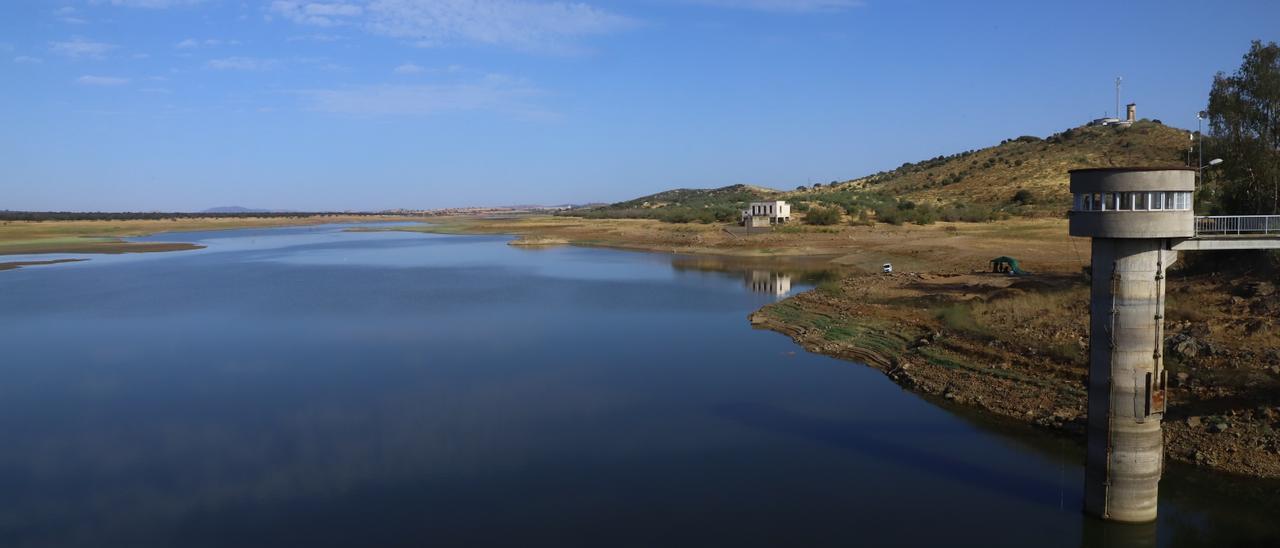 El pantano de Sierra Boyera, este verano.