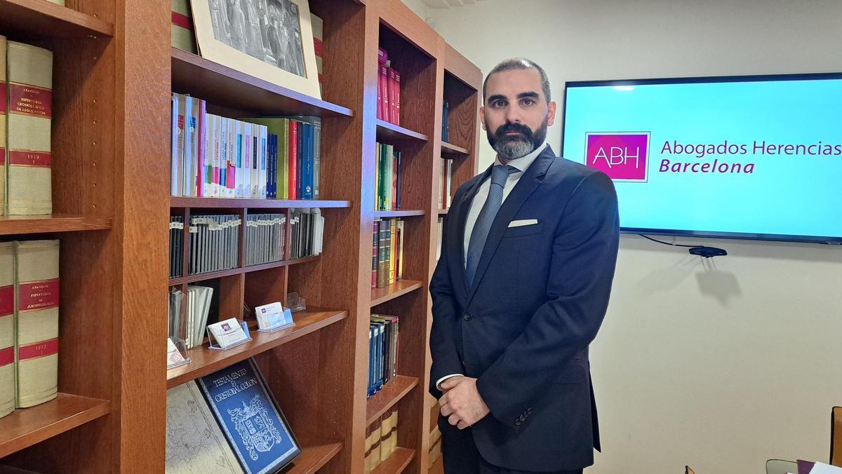 Ignacio Barquín, abogado especializado en herencias y donaciones del despacho ABH de Barcelona.