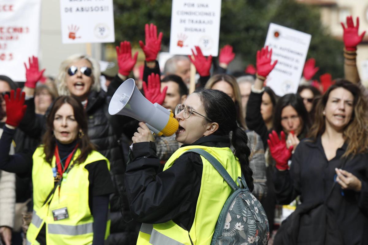 EN IMÁGENES: Así fue la manifestación de autónomos asturianos en Oviedo