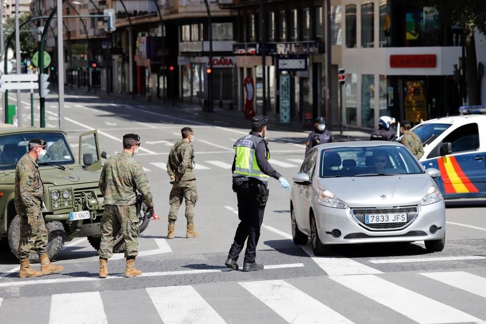 Murcia en su tercer domingo de confinamiento