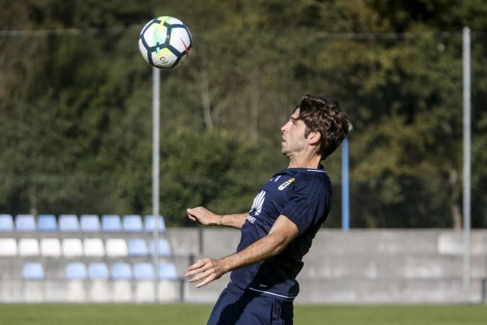 Entrenamiento del Real Oviedo.