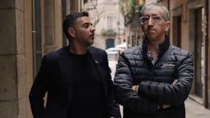 Míchel y Moncho presumen de catalán en el Barri Vell