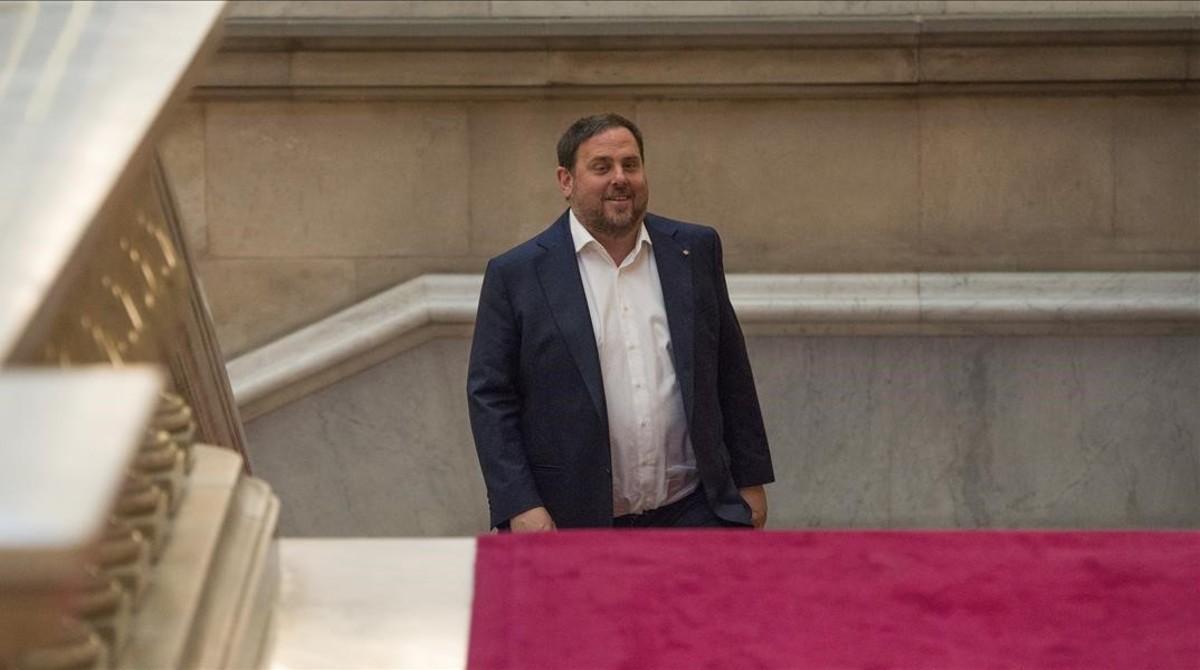 jregue39287555 barcelona  13 07 2017 ple parlament   oriol junqueras antes 170717100658