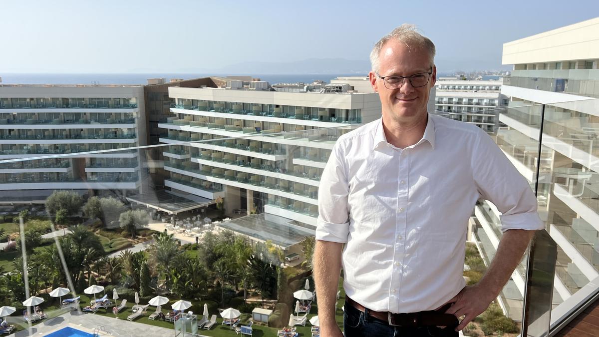 Tui-Deutschland-Geschäftsführer Stefan Baumert im Hipotels Playa de Palma Palace.