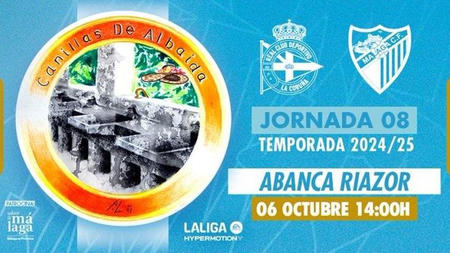 El Málaga CF rinde homenaje a la Pastora por su coronación canónica