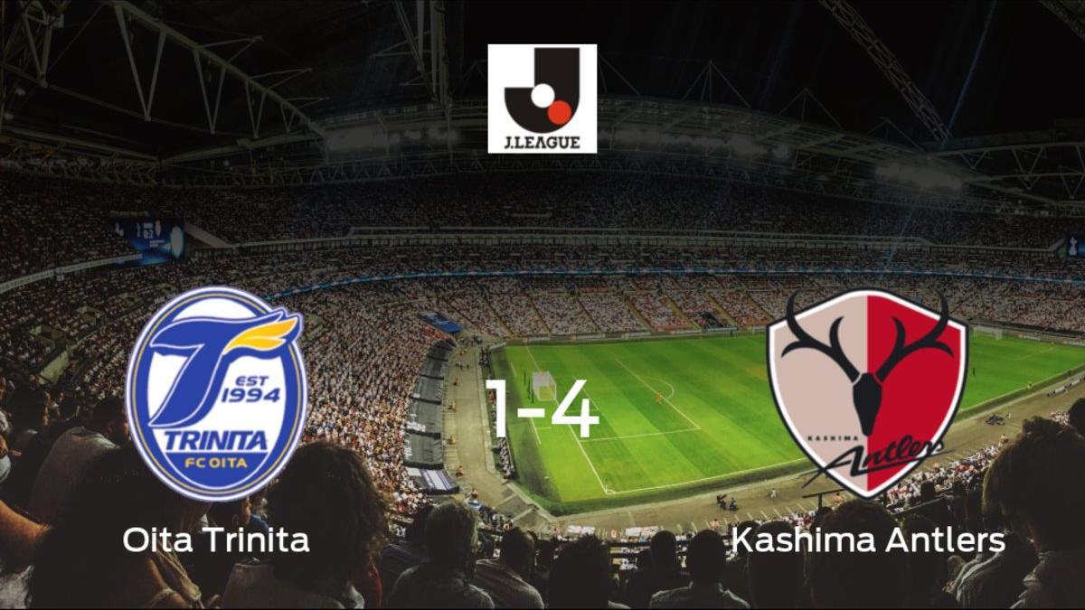 Goleada del Kashima Antlers en el estadio del Oita Trinita (1-4)