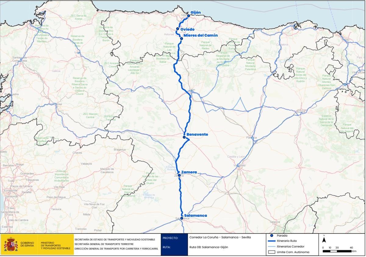 Ruta Salamanca-Gijón