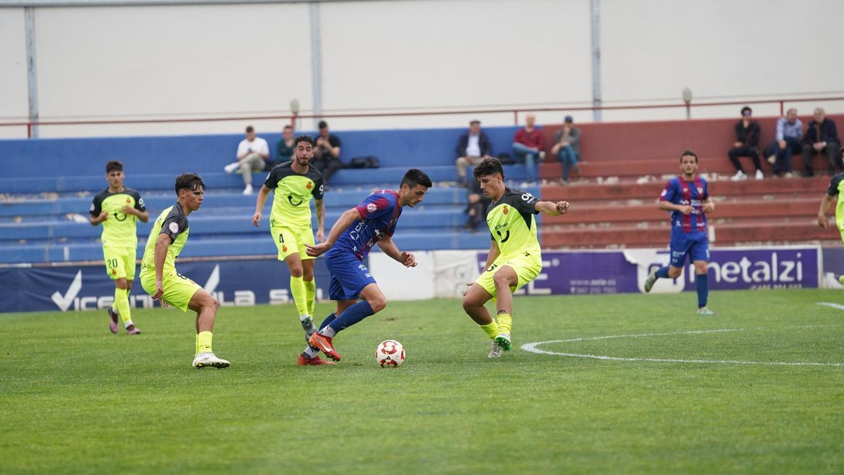 Un partido de la UD Alzira, en una imagen de archivo.