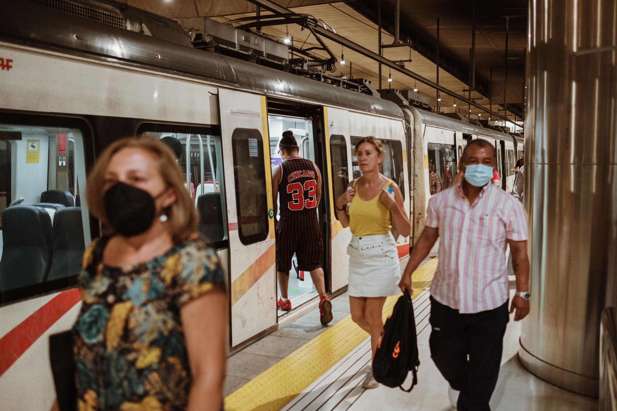 Primer día de tren gratis en Mallorca