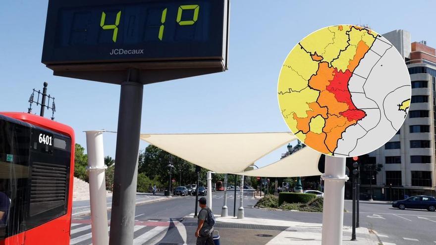 La Comunitat Valenciana se adentra en 24 horas de calor extremo: 44 grados de día y 30 ºC de noche