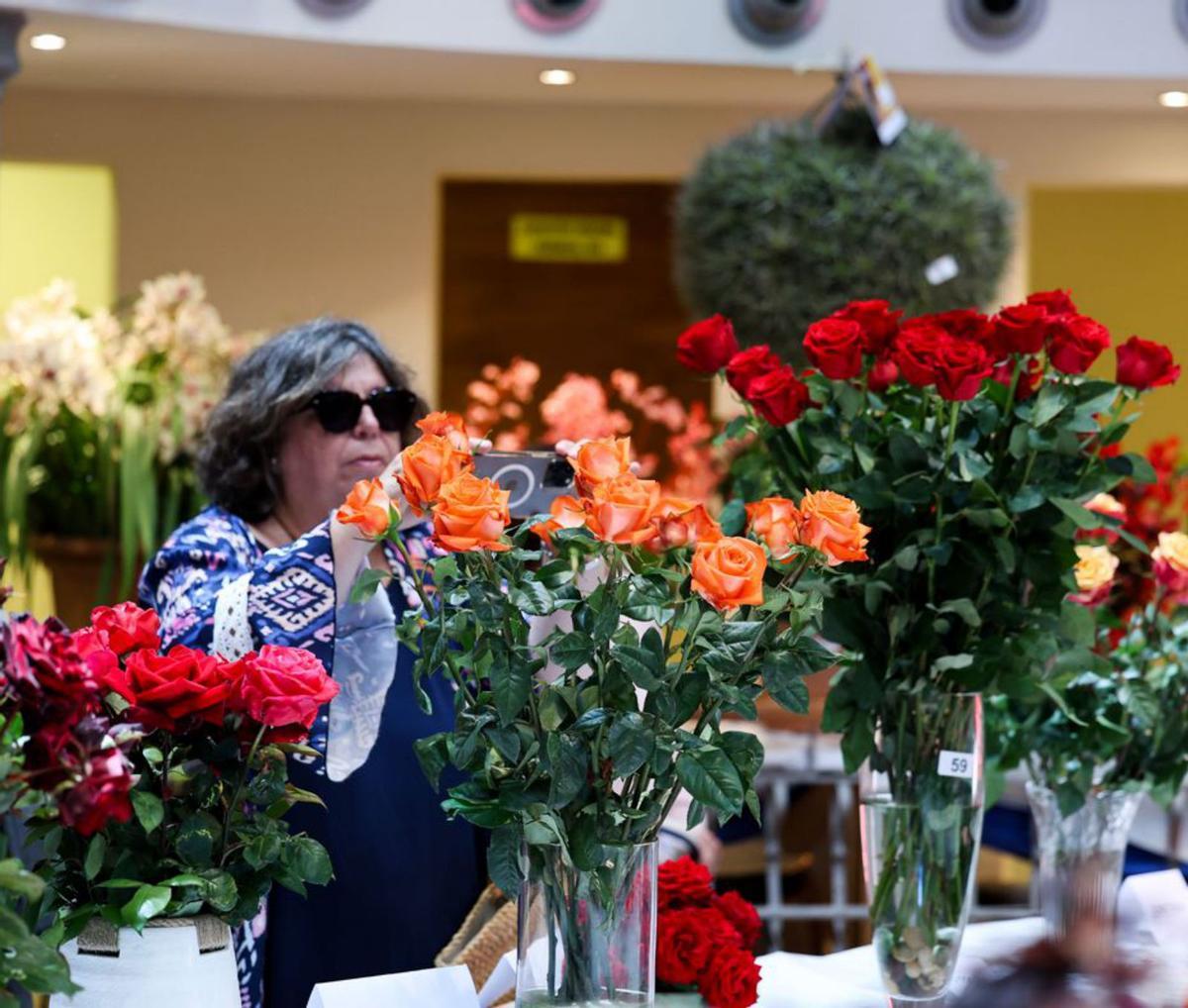 La exposición de flores y plantas. | | FOTOS: TONI ESCOBAR