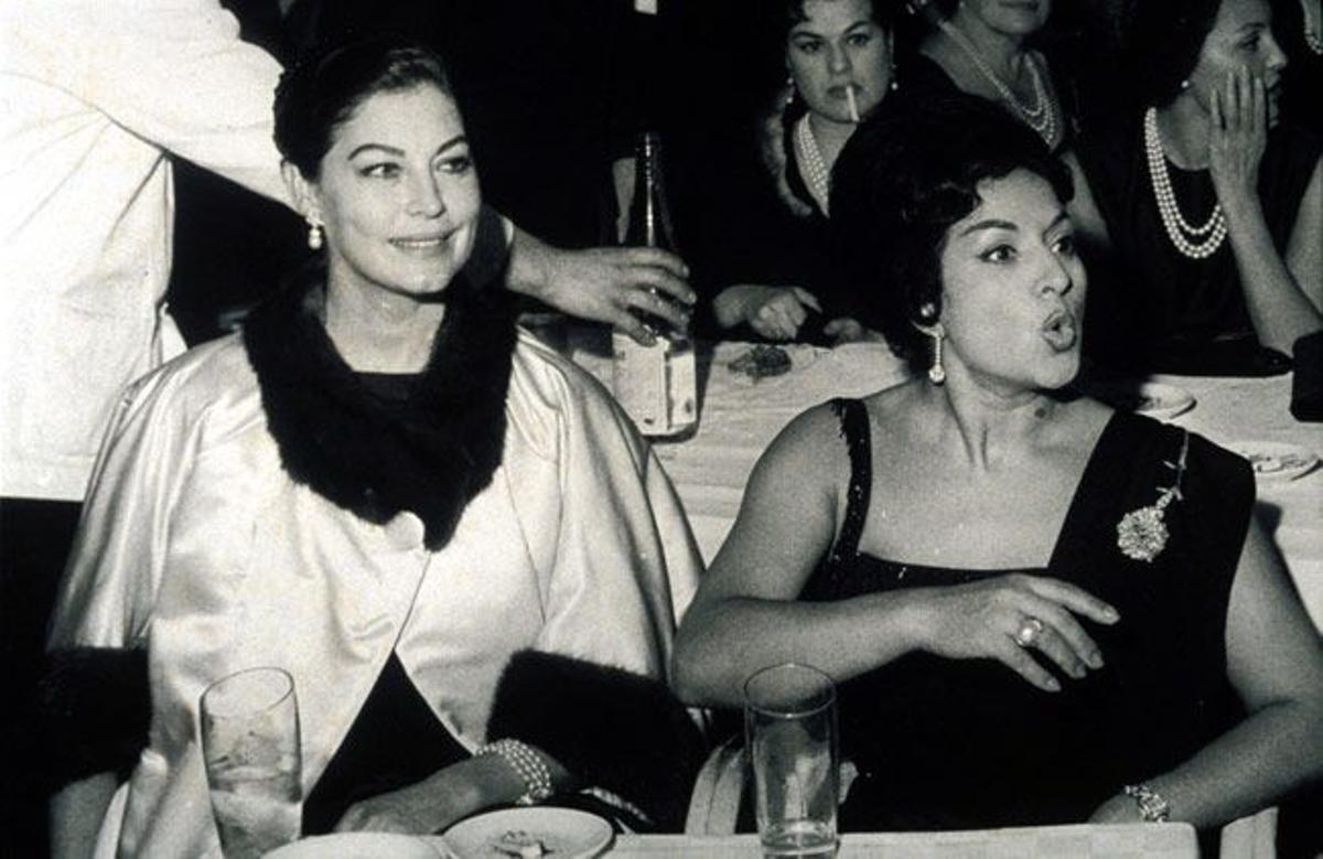 Ava Gardner y Lola Flores en Madrid en los años 60