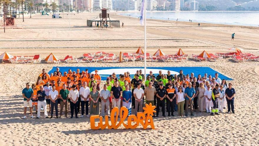 La playa de San Antonio de Cullera cumple 40 años consecutivos con Bandera Azul