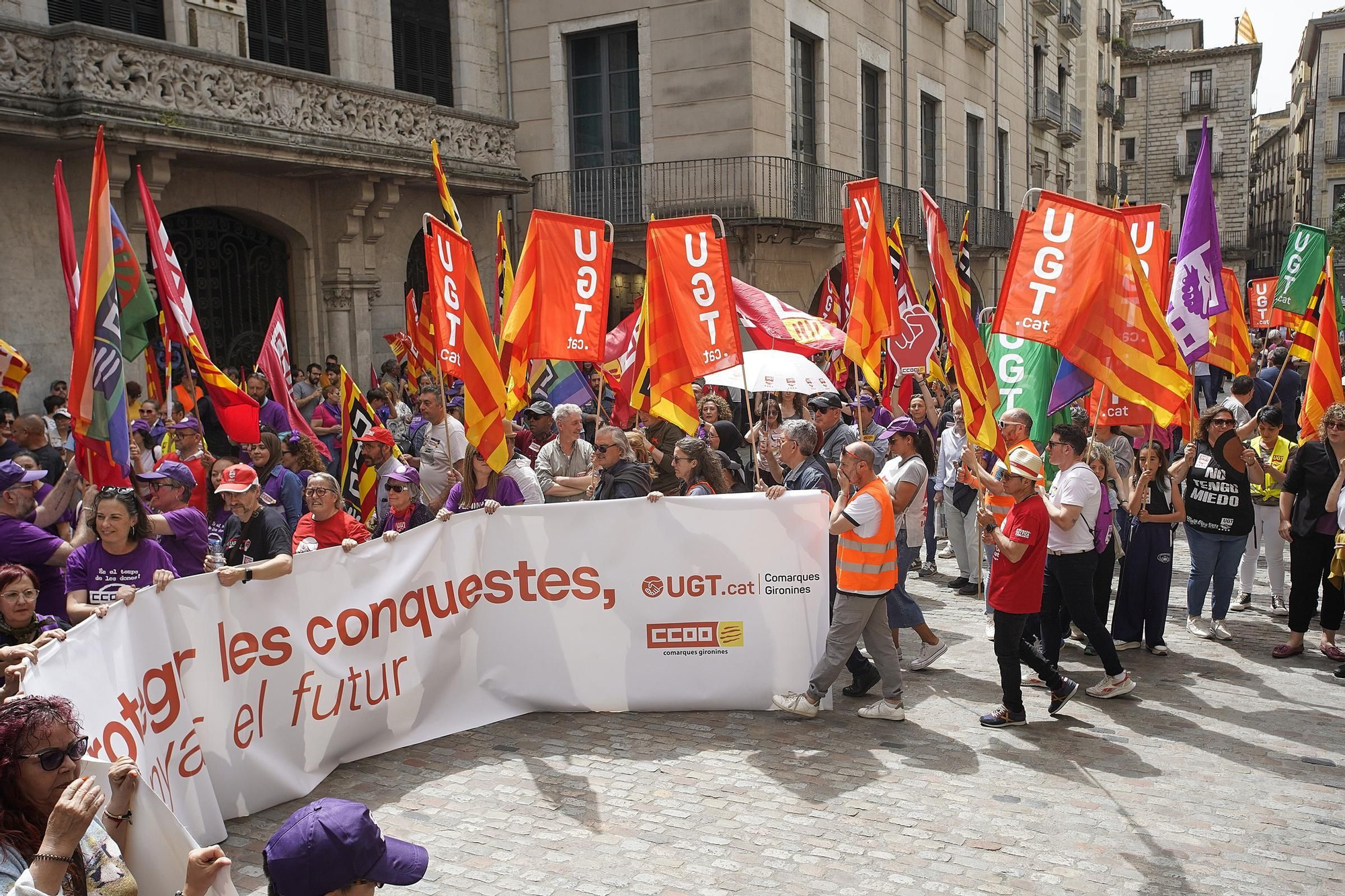 El sindicalisme gironí reclama reduir la jornada i fenar els accidents laborals