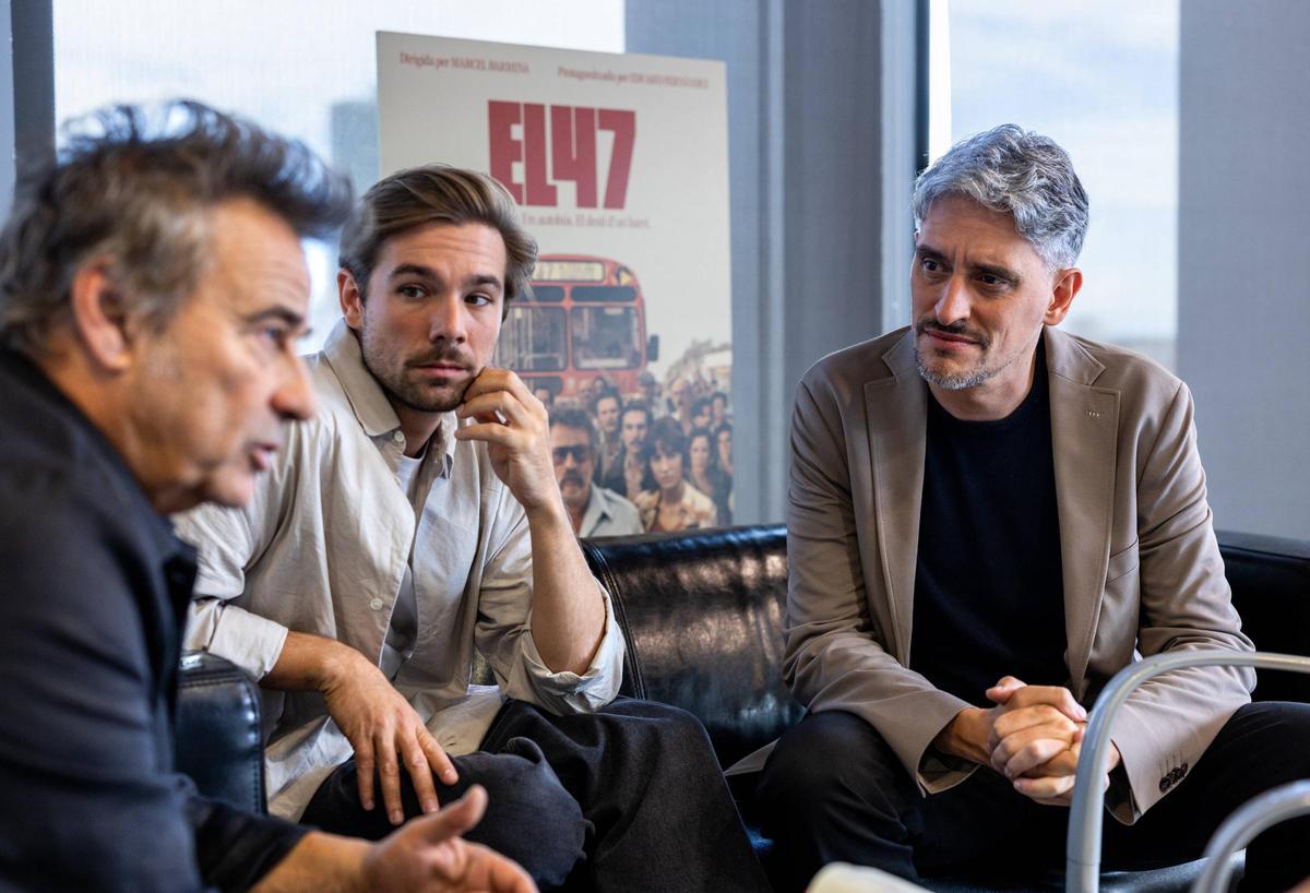 Eduard Fernández, Carlos Cuevas y Marcel Barrena