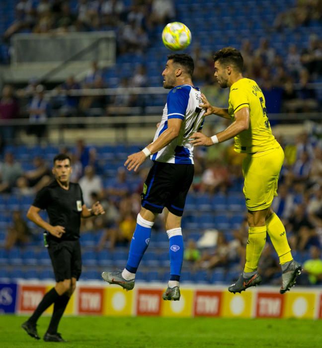 El Hércules genera dudas en su puesta de largo en el Rico Pérez al verse superado por el Villarreal B