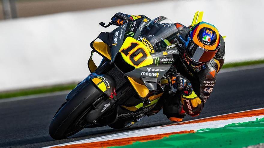 Luca Marini, el mejor en el estreno de las MotoGP de 2023 en Cheste