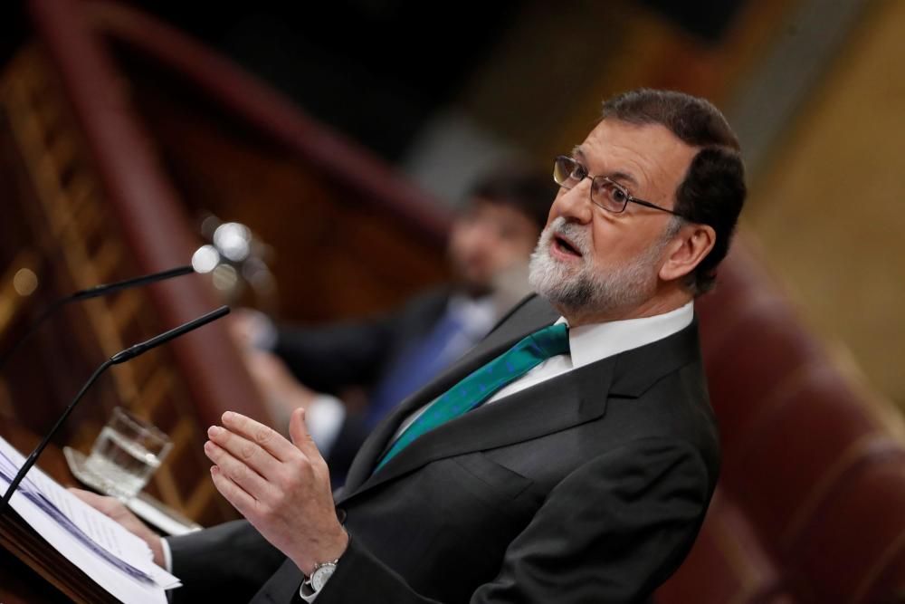 El Congreso celebra la moción de censura a Mariano Rajoy