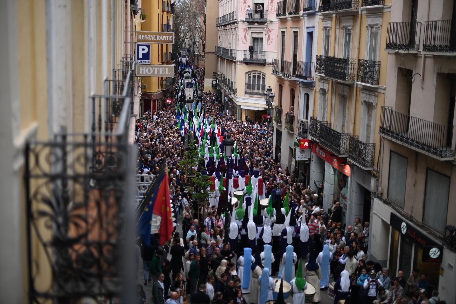 En imágenes | Procesión del pregón en Zaragoza