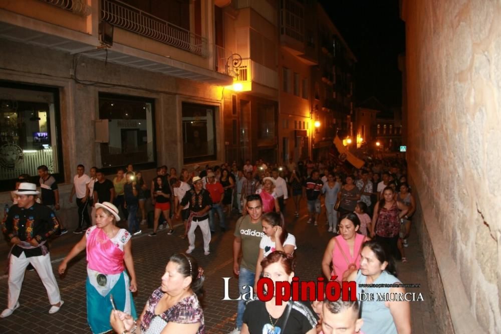 Procesión de la Virgen del Cisne en Lorca