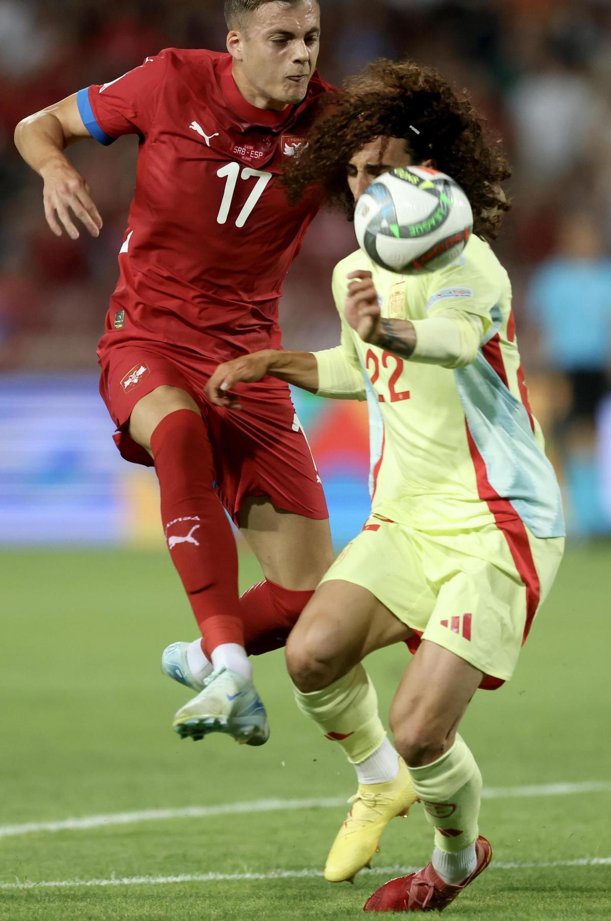 Nations League: Serbia - España, en imágenes.