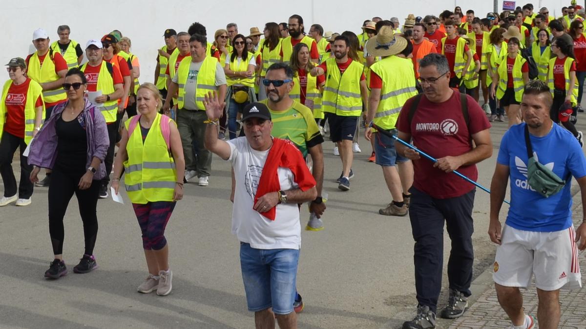 Marcha de protesta contra la megaplanta solar del Alto Guadalquivir