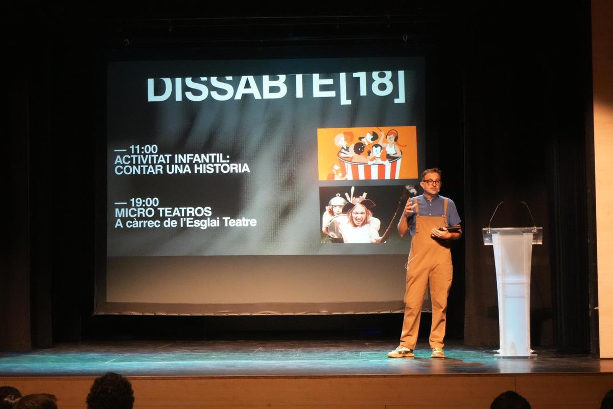 Pau Guillén, director artístico del Festival Quartmetratges de Quart de Poblet.