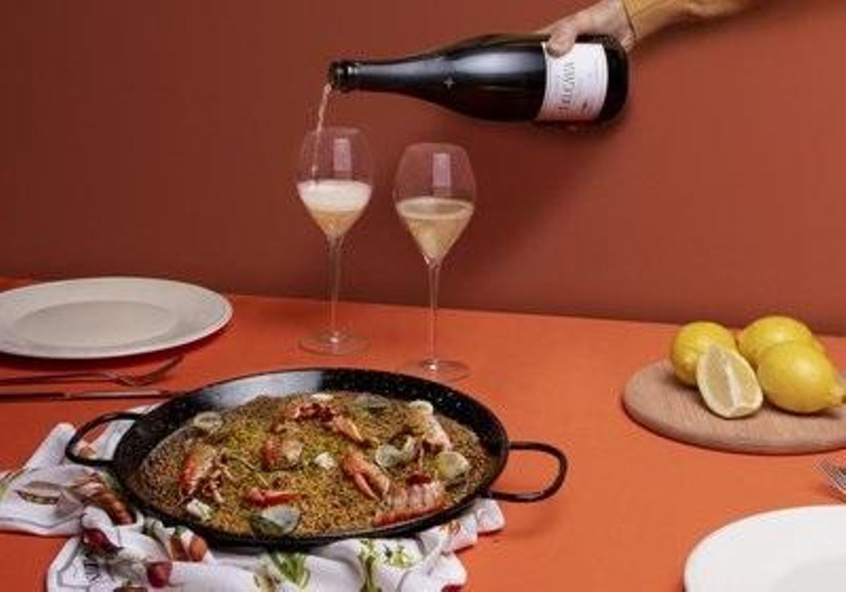 Una de las recetas que promociona la DOP del Cava.