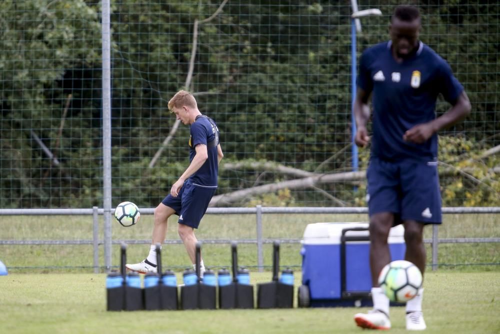 Entrenamiento del Real Oviedo, viernes