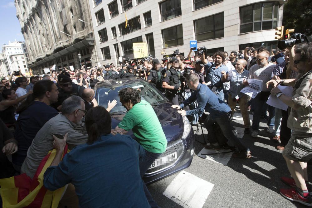 La reacció popular a l'atac de la Guàrdia Civil