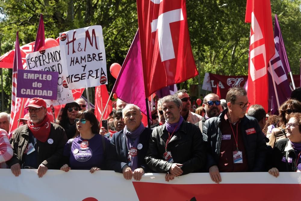 Manifestación del Primero de Mayo en Madrid