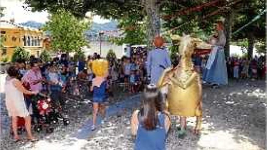 Un moment de la cercavila del dia gran de la Festa Major.